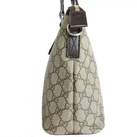 GUCCI GG SupremeHandbag Crossbody Shoulder Bag Beige / brown PVC - Picture 4 of 12
